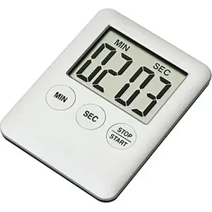 Digitālais virtuves taimeris Home Appliances AG674A — balts, galda, darbināms ar baterijām