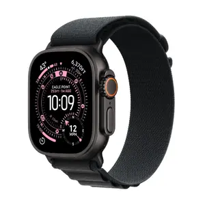 Умные часы Apple Watch Ultra 3 49 мм с черным ремешком Elegant, модель MF0Q4QC/A