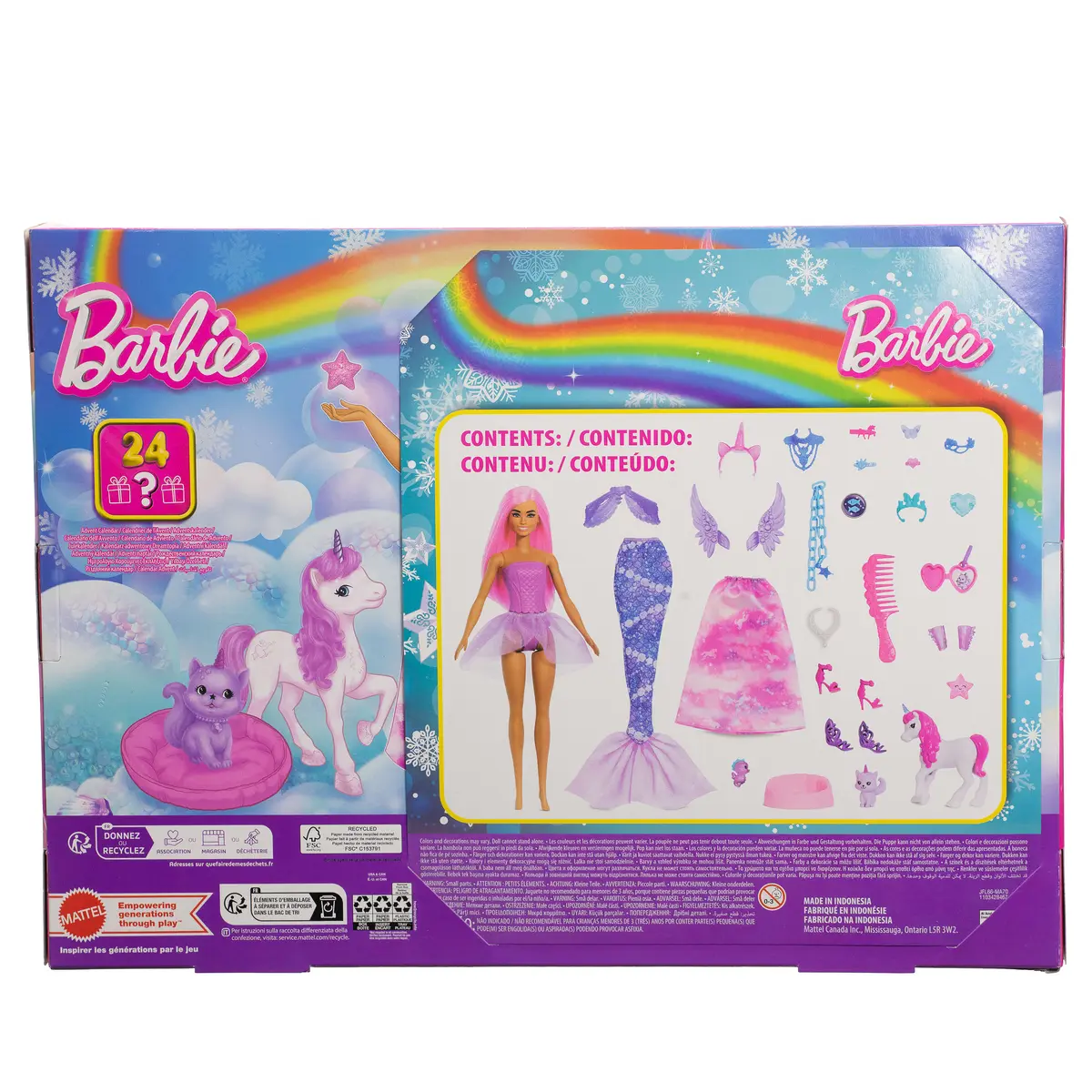 Barbie JFL66 Adventes kalendārs ar lelli Photo 5