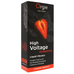 Personal lubricant Orgie High Voltage Strawberry 15 ml — flavored water-based gel for external intimate use