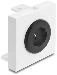 Cable grommet DELOCK Easy 91072, round desk cable entry 16 mm diameter