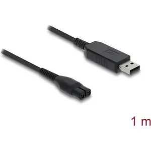 USB charging cable DELOCK for electric shavers 4.3 V compatible with Philips OneBlade 360 Face + Body