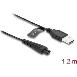 USB charging cable 5 V for electric shavers DELOCK compatible with Remington HC4250 MB4200 MB6850 XR1330 series