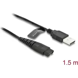 USB charging cable 5 V for electric shavers DELOCK compatible with Hatteker RFC-588/598/690/692/696 RSCX-7568/9598 series, 1 pc