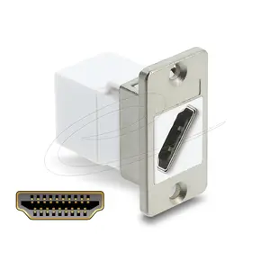 Keystone module DELOCK 91101, flat construction type, single port