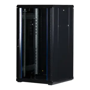 Rockstable 22 U 19" Serveru skapja ar rūdītu stiklu RS19-6622