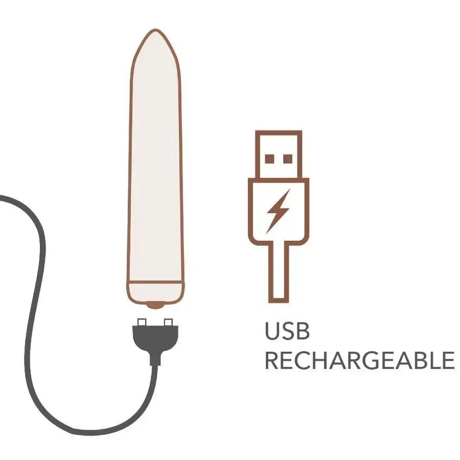 Vibrating bullet rocks off Rechargeable Golden Rose D-244661 Photo 5