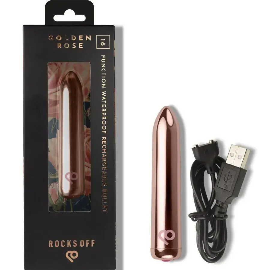 Vibrating bullet rocks off Rechargeable Golden Rose D-244661 Photo 6