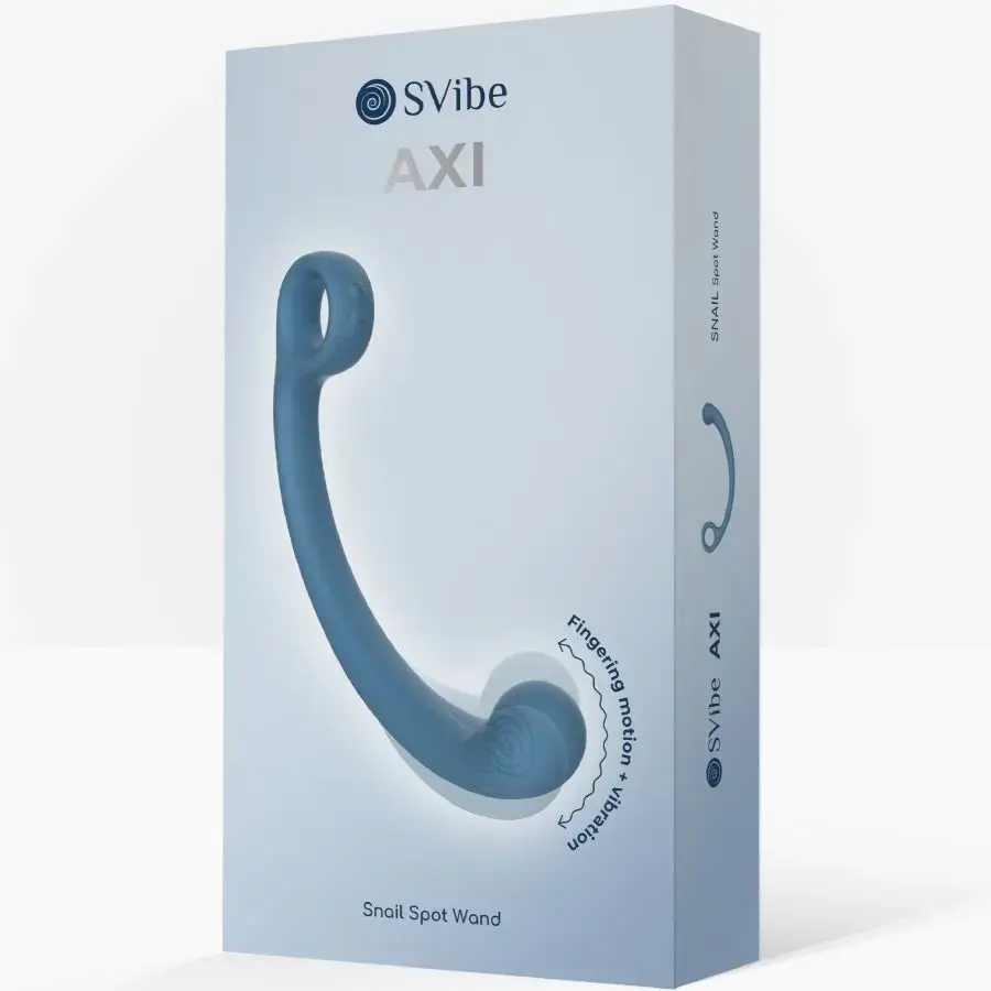 Вибромассажная палочка Snail Vibe AXI Blue Photo 6