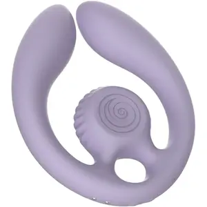 Couples stimulator snail vibe GIZI DUO with remote control, lilac