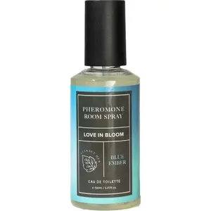 Istabas smaržu sprejs Eye of Love Bloom Indica Blue Ember 150 ml — aromātisks telpu atsvaidzinātājs