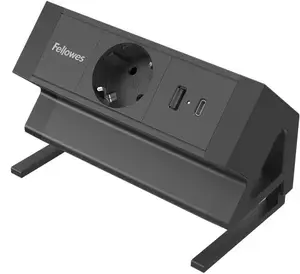 Power Module Fellowes 100137172 with 1 Socket, USB-A and USB-C ports