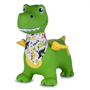 Bouncing animal Jamara HoppyDoo Dino with wings green with pump