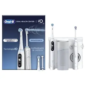 Rotating-oscillating toothbrush Oral-B iO6 & OxyJet White with 2 brush heads