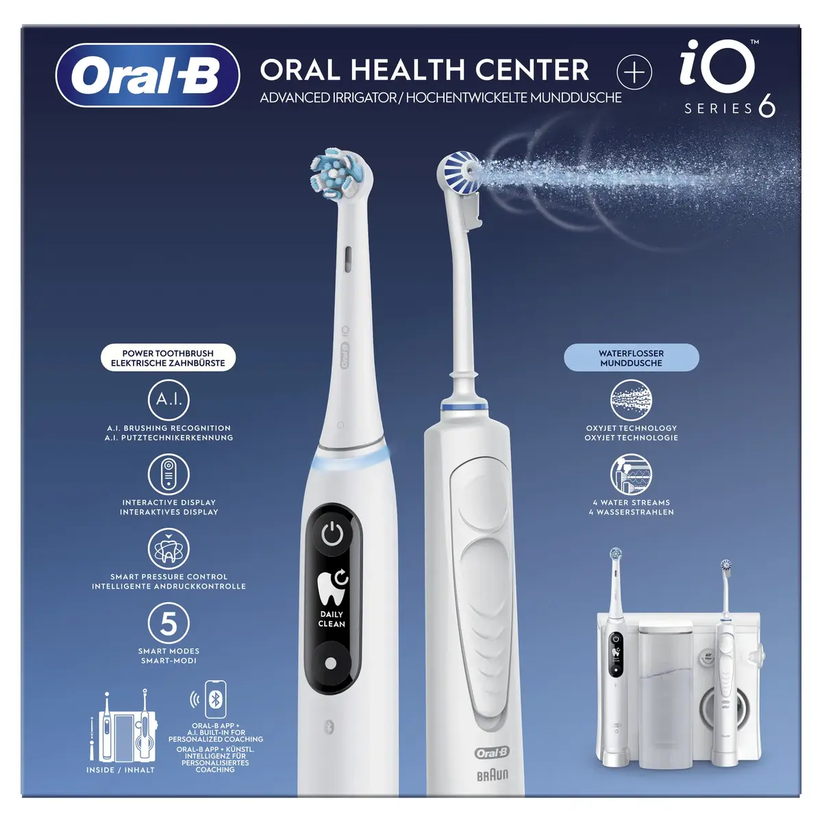 Rotating-oscillating toothbrush Oral-B iO6 & OxyJet Photo 3