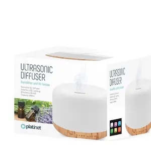 Aroma diffuser PLATINET PDLAD12W Milky Wood 12W — ultrasonic essential oil humidifier