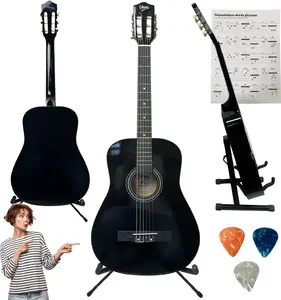 Classical guitar V-tone BCG BK 4/4 Black — full-size 4/4, nylon-string, learner model
