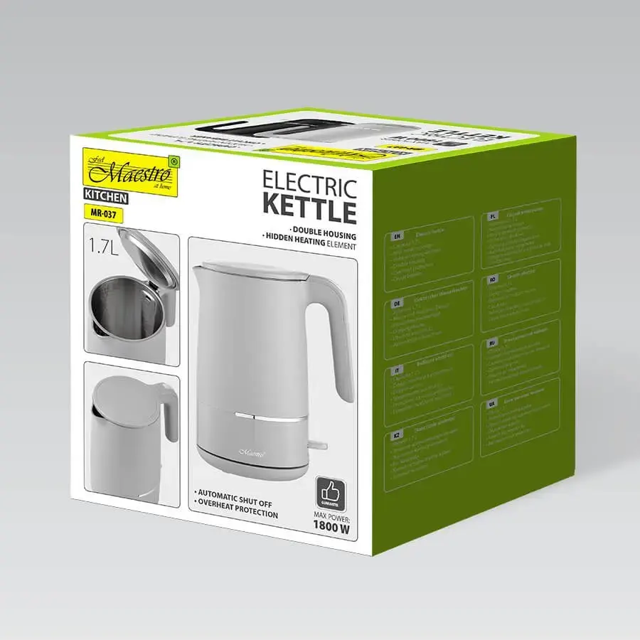 Electric kettle Maestro MR-037-GREY 1.7 L 1800 W Photo 4