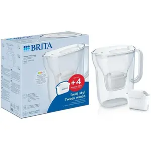 Фильтр‑кувшин BRITA Style Essential 4 (MAXTRA PRO) — бак 2.4 л, 1.4 л очищенной воды, белый, настольный