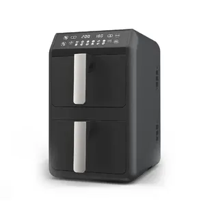 Maestro MR-761 dubultā karstā gaisa fritieris 10 L 2400 W melns