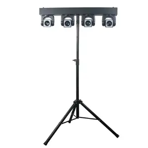 LED daudzefektu bārs Light4Me MT BAR 2 — 100 LED, 180 W, DMX in/out, stroboskopis, regulējams augstums 90–150 cm, melns