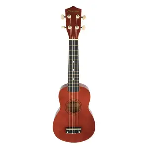 Soprano ukulele SUPRIMO UK21 21" – linden body, 12 frets, 4 nylon strings, dark wood finish