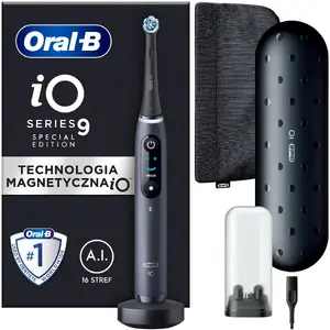 Toothbrush Oral-B iO Series 9 Special Edition Black Onyx Smart Pressure Sensor Rechargeable