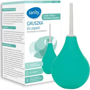 Klistītes bumbuliņš (bumbieris) Sanity Nr.9 ar trauku, 1 gab.