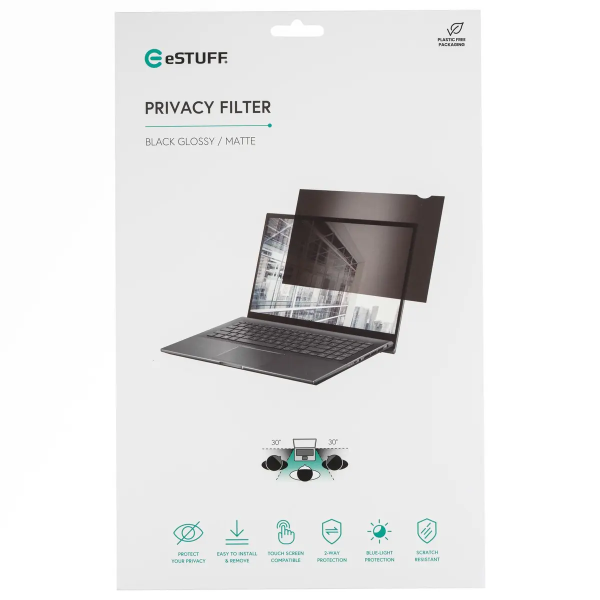eSTUFF GLBE14307200 14-inch Laptop Privacy Filter Photo 3