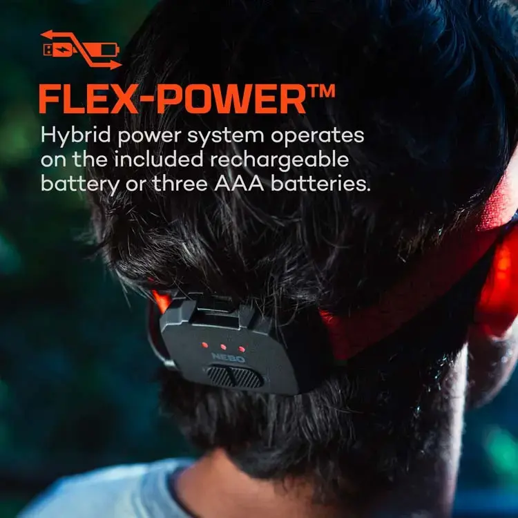 Налобный фонарь NEBO Curvbeam 600 Flex Headlamp Pack Photo 4