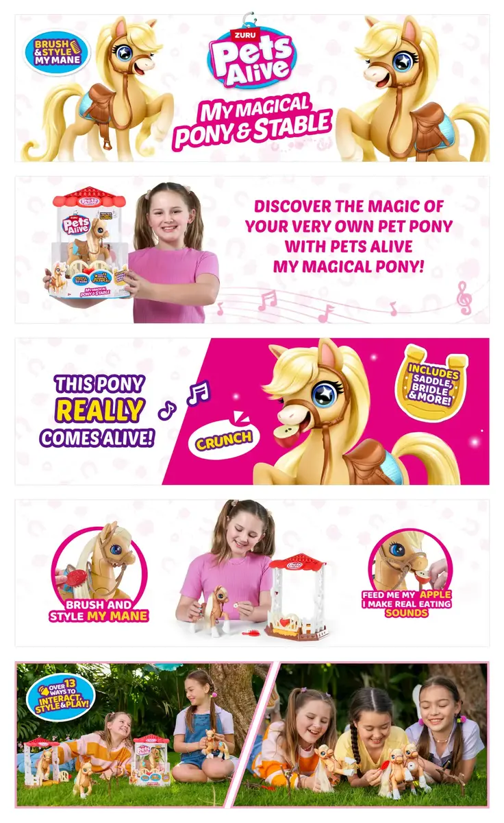Pets Alive My Magical Pony and Stable ZURU 9546 Photo 9