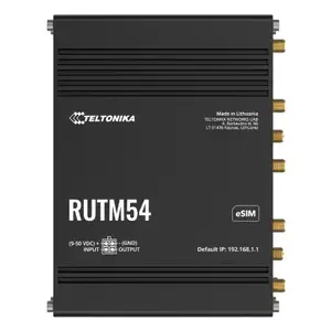 Wireless Router Teltonika RUTM54 Gigabit Ethernet Dual-band 5G Black