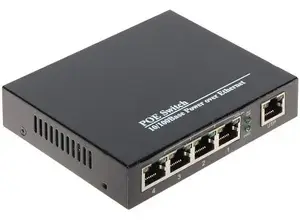 PoE pārslēdzējs INNE SPS-4P/1 5 porta 802.3af/at atbalsts, 4 PoE porti + 1 uplink