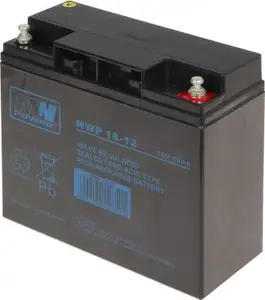 Battery mw power 12V/18Ah 12V/18AH-MWP — sealed lead‑acid battery, 12 V, 18 Ah