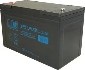 Sealed Lead Acid Battery mw power 12V 120Ah MWP 20402 for backup and UPS applications