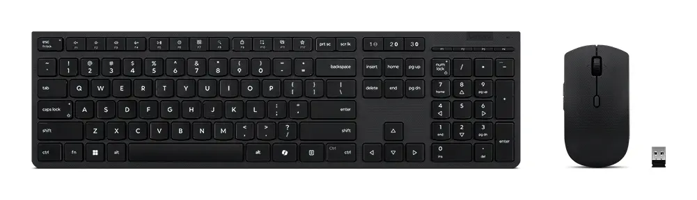 Lenovo 4X31R64316 bezvadu tastatūras un peles