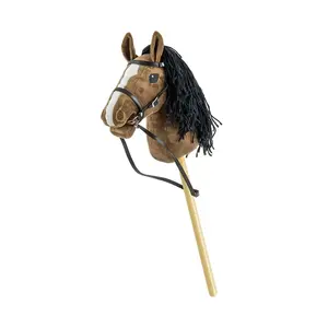 Mīkstā rotaļlieta hobija zirgs milly mally 6625 Dark Brown plīša modelis bērniem