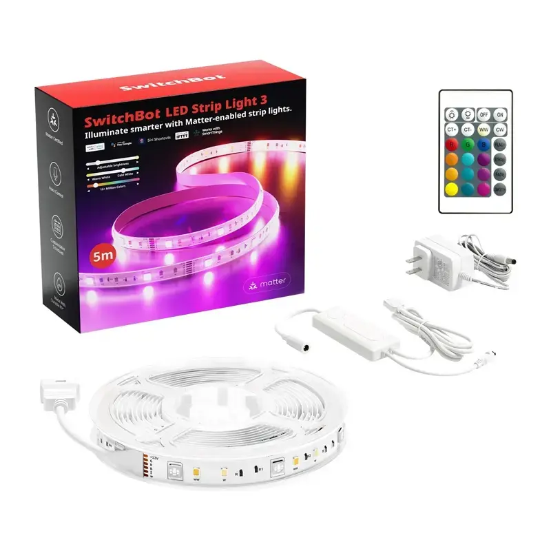 LED lente SwitchBot W1702110 3 m RGB Photo 2