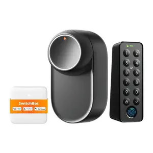 Умный замок SwitchBot W5600002 3‑в‑1 с Hub Mini и клавиатурой — Bluetooth и Wi‑Fi шлюз
