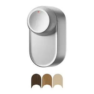 Smart Door Lock SwitchBot W5600000S Silver — Bluetooth connectivity, compatible with standard deadbolts