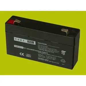 Sealed AGM VRLA 6V Battery COSI CSB-61.3 1.3Ah T1 for standby and portable power