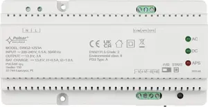 Блок питания PULSAR DING2 для DIN-рейки, буферный, 12 В DC, 3 А