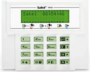 Панель управления охранной сигнализацией SATEL VERSA 15-KLCD — система VERSA 15 с ЖК-клавиатурой, поддержка 15 зон