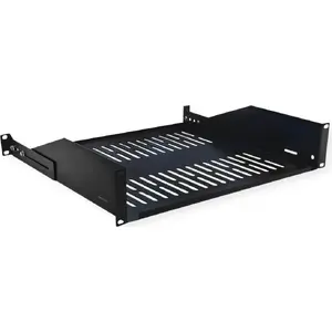 Shelf VALUE 19" 400 mm U-Shape max load 25 kg 26.99.0434