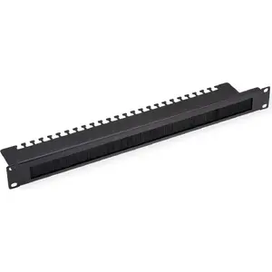 Cable grommet brush VALUE 19" Model 26.99.0420 Black — cable entry brush for 19-inch racks