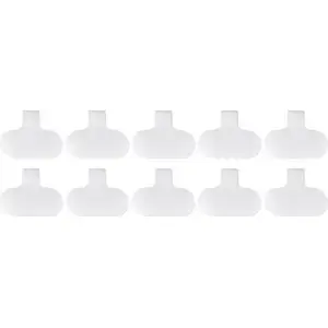 Cable marker SpeaKa professional SP-13756872, white labels, labeling area, pack of 10