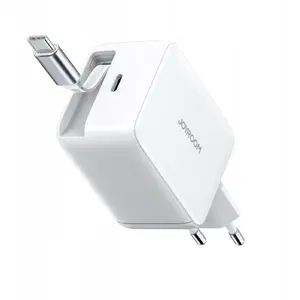 Зарядное устройство Joyroom JR-TCL06 67W GaN с встроенным выдвижным кабелем USB-C
