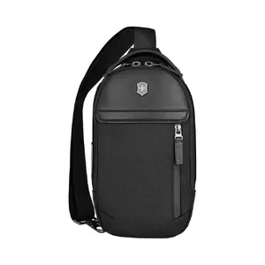 Sling soma Victorinox Architecture Urban2 Black — kompaktā plecu soma Victorinox, modelis 653350, melna
