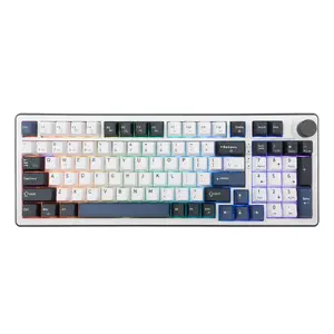 Mēhaniskā spēļu tastatūra White Shark Excalibur White, US izkārtojums, RGB apgaismojums