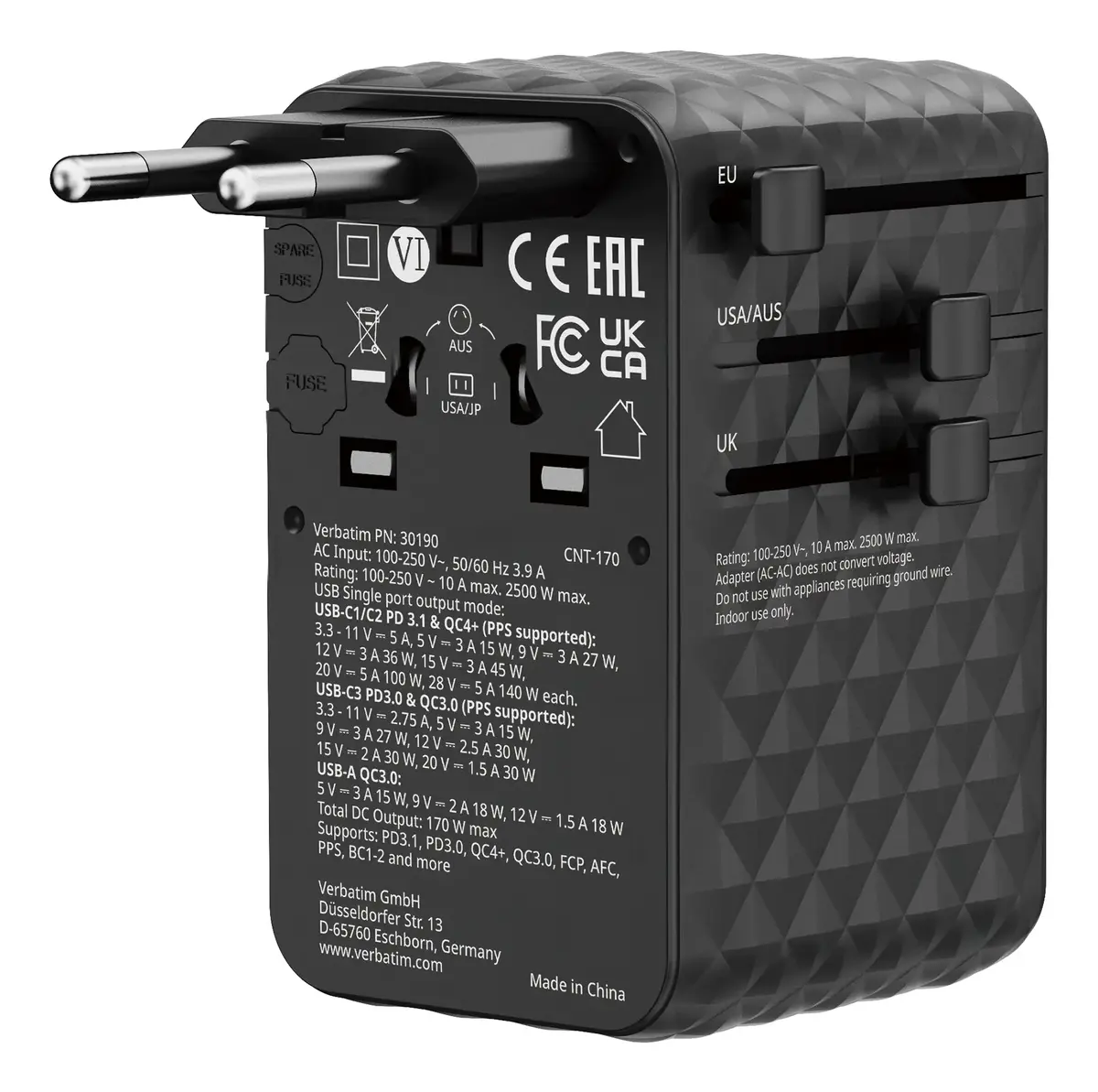 Portable Charger Verbatim Charge 'n' Travel 170W Photo 2
